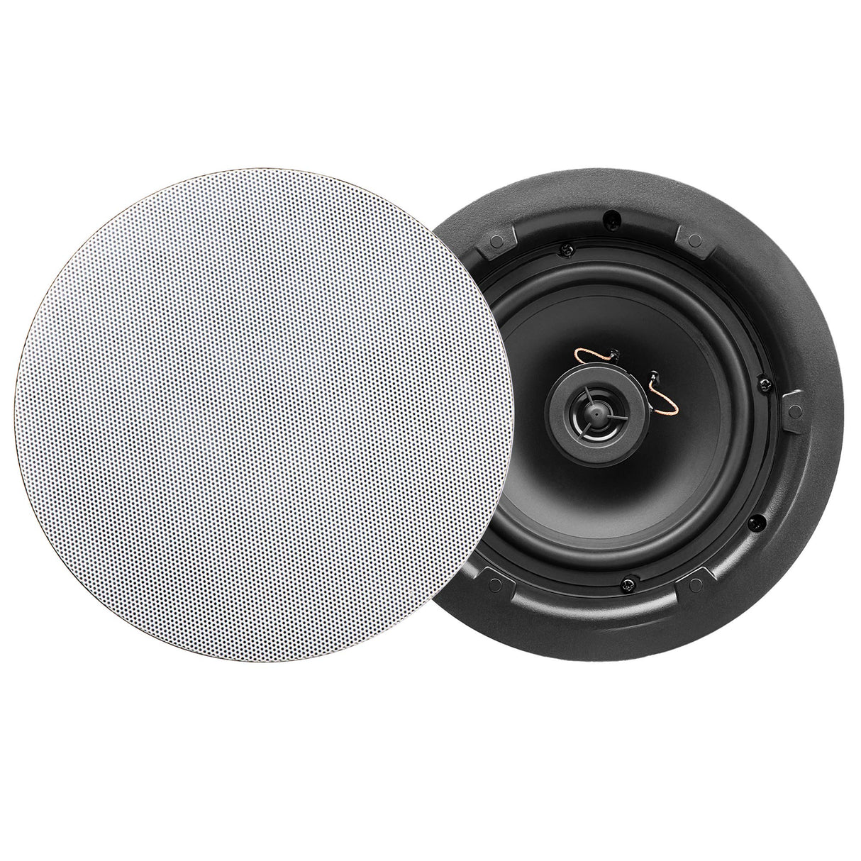 OSD Audio Trimless ACE600ST - Altavoz de Techo (70 V, 16,5 cm, 100 W), Color Blanco