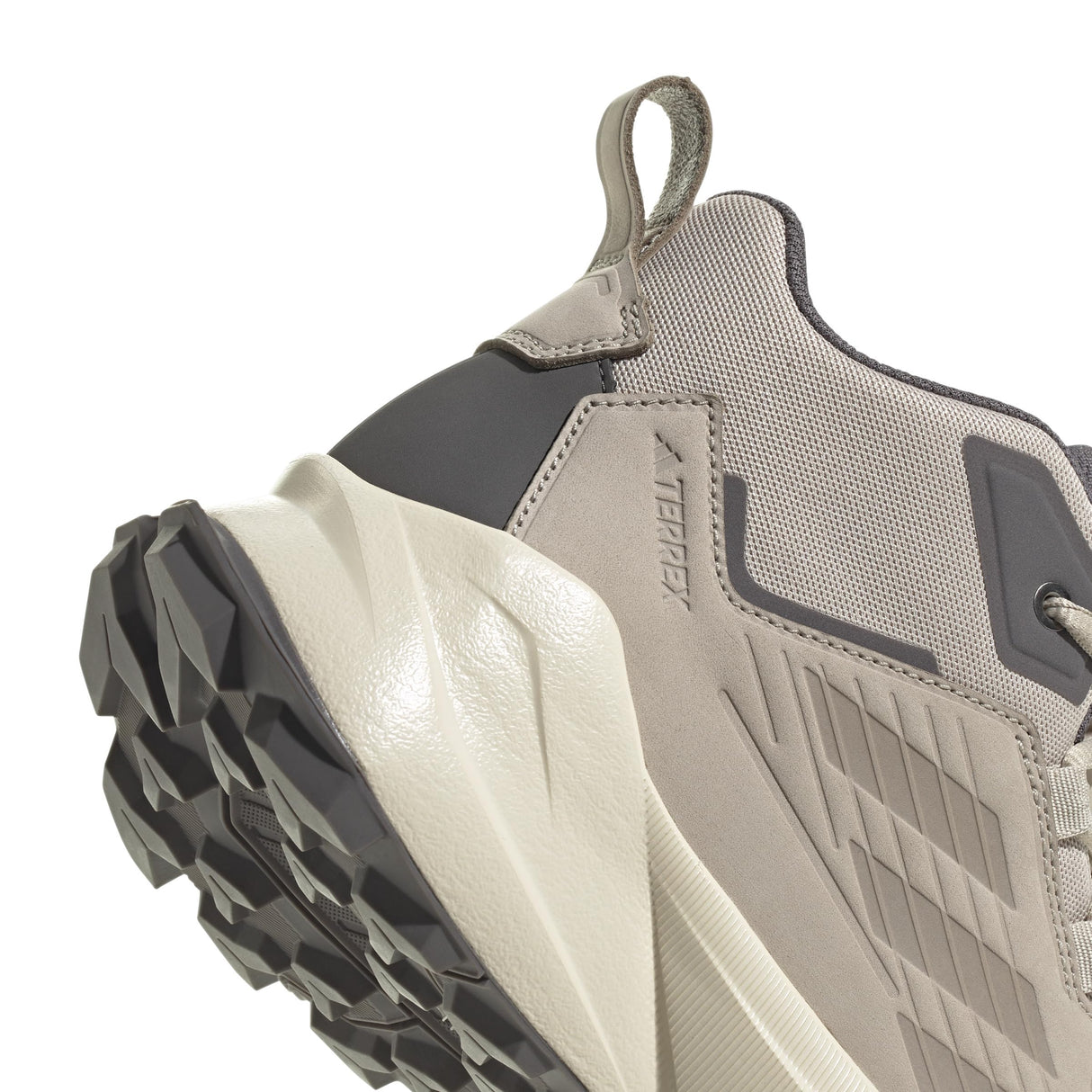 adidas Terrex Trailmaker 2 Mid Leather Hiking Shoes, Zapatos de Senderismo Hombre, Wonder Beige/Wonder Beige/Charcoal, 43 1/3 EU