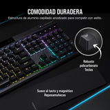 Corsair K70 PRO Teclado para Juegos con Cable Óptico-Mecánico RGB - Interruptores Lineales OPX - Teclados PBT Double-Shot - Compatible con iCUE - QWERTY ES - PC, Xbox - Negro