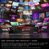 SANDISK Optimus GX Pro 8100 PCIe Gen 5 NVMe SSD 8 TB (velocidades de Lectura/Escritura secuenciales de hasta 14 900/13 200 MB/s, TLC 3D CBA NAND, hasta 4 800 TBW)