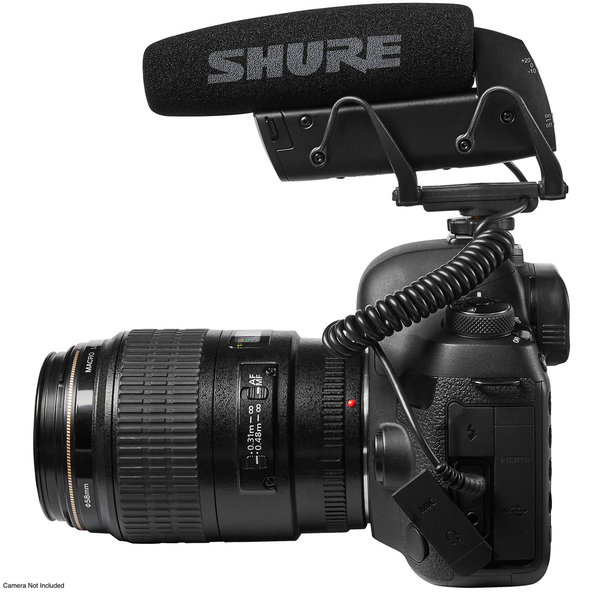 Shure VP83 - Micrófono de cañón de Condensador, para Uso con cámaras DSLR y grabadores de Audio portátil y para captar Audio detallado y de Alta definición