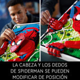 LEGO Art El Increíble Spider-Man Set Mural 3D, Póster de Lienzo para Construir, Decoración de Súperhéroe para el Hogar, Actividad Creativa, Regalo de Cómic para Adolescentes y Adultos 31209