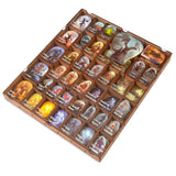 SMONEX Organizador de madera y tableros de cuatro jugadores compatibles con el juego de mesa Gloomhaven, caja adecuada para almacenar todas las expansiones Gloomhaven, insertar y almacenar