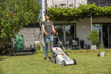 IKRA cortacésped eléctrico IERM 2043 T, 2000W, altura de corte 30-75mm, anchura de corte 43cm, incl. cuchilla de repuesto