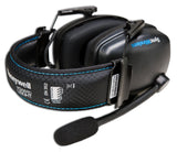 Howard Leight Orejera Sync Wireless BlueTooth Cable USB, Micrófono con Almohadilla, Diseño Ergonómico, Negro, Talla Única, SNR 32 dB, 1034510 (1 Pieza)