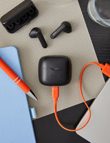 JBL Tune Flex TWS, Auriculares In Ear inalámbricos con cancelación activa del ruido, graves potentes, resistencia al agua IPX4, 8 a 24h de batería, estuche de carga, negro