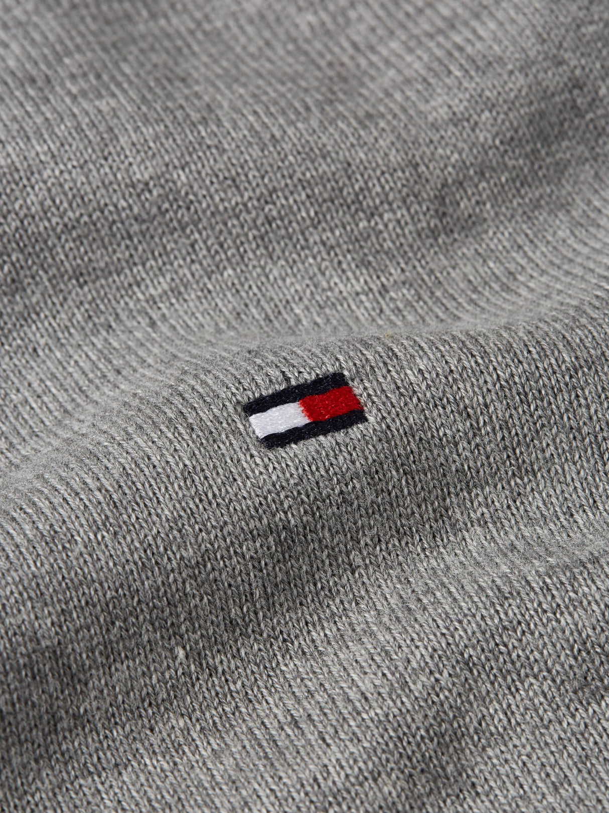 Tommy Hilfiger Jersey Hombre Essential Cotton Crew Neck de Algodón, Gris (Medium Grey Heather), 3XL