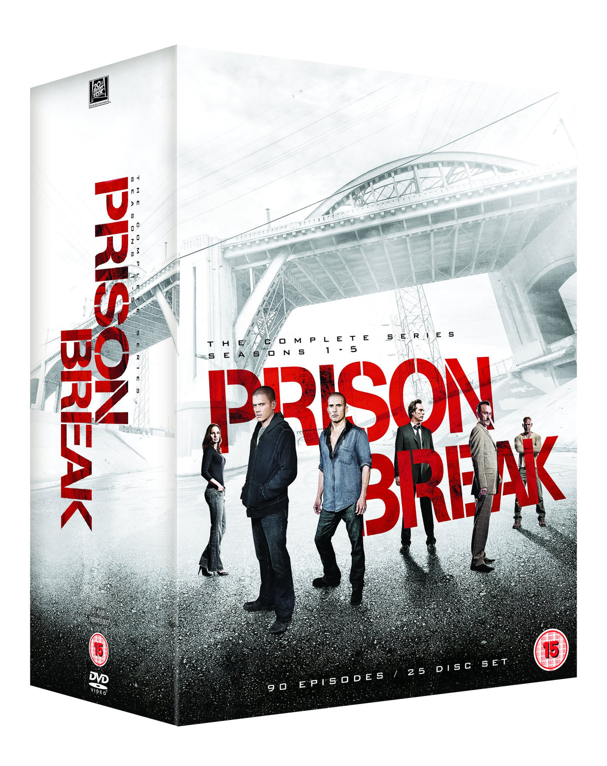 Caja completa en DVD de las temporadas 1-5 de Prison Break [Importación] [Versión en inglés]