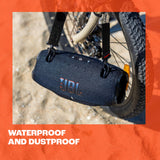 JBL Xtreme 4 Musikbox in Blau – Tragbare Bluetooth-Lautsprecher-Box mit tiefem Bass, KI-Sound-Boost und integrierter Powerbank – Wasserfest und staubfest ohne PD-Adapter – 24 Laufzeit