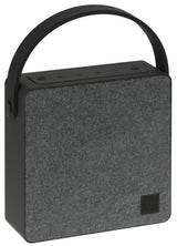 KitSound Flair - Altavoz portátil inalámbrico con Bluetooth y Cable Auxiliar de 3,5 mm Gris