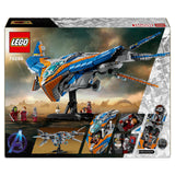 LEGO Marvel Guardianes de la Galaxia: La Milano Nave Espacial de Juguete de Construcción con 4 Minifiguras Inc. Gamora y Star Lord, Figura de Groot, Regalo para Niños y Niñas de 12 Años o Más 76286