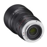 Samyang SA3504 - Tele-Objetivo Medio CSC 85mm F1.8 para Sensor APS-C Sony E, Negro