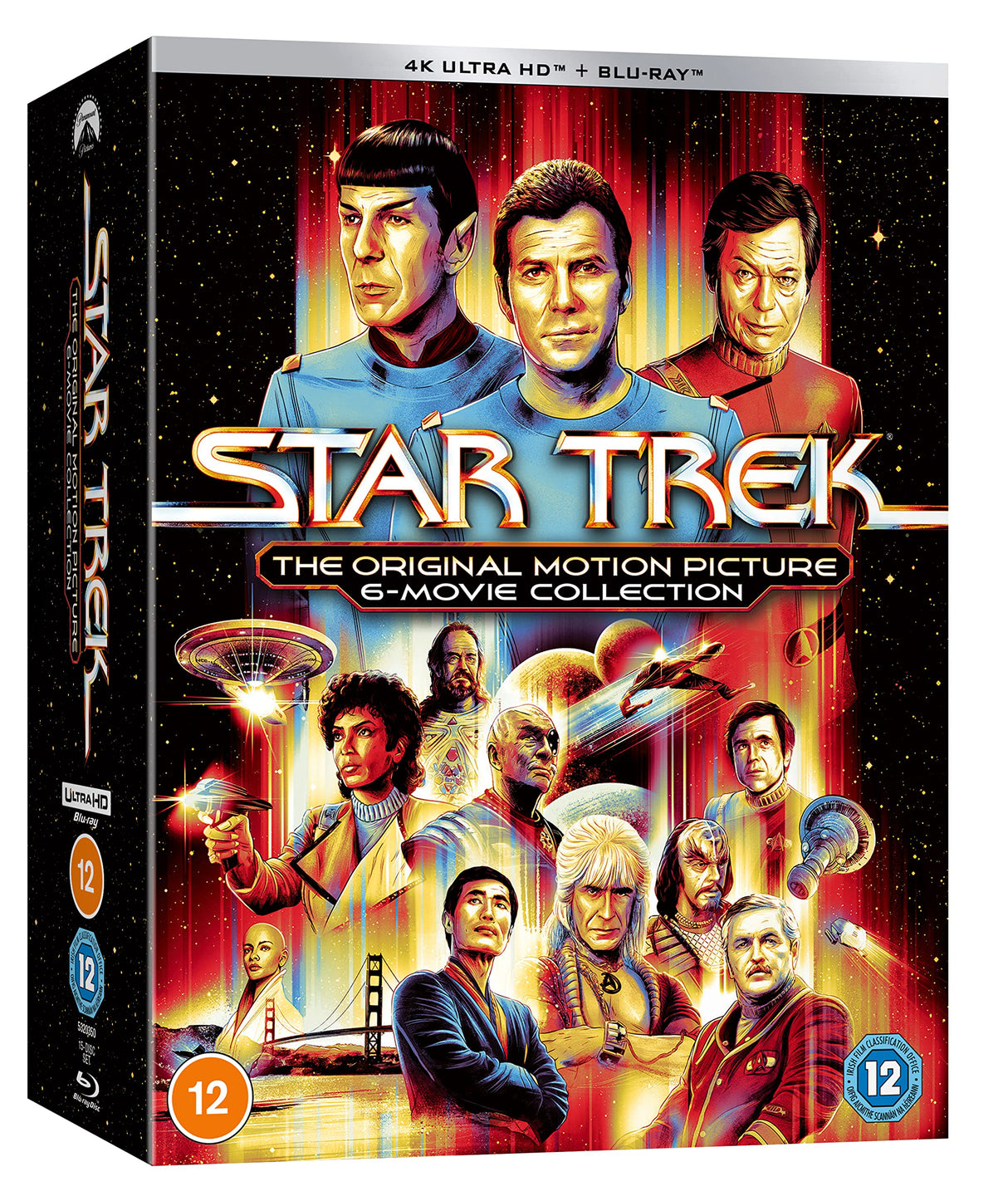 Star Trek: The Original Motion Picture Collection (1-6) 4K UHD [Blu-ray] [Region A & B & C]