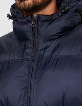 Schott NYC 2190MAX, Chaqueta con Capucha Extra Larga para Unisex adulto, Armada, M