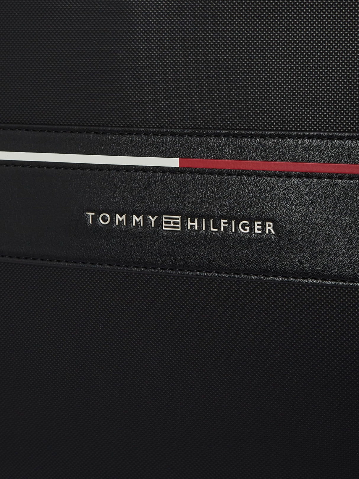 Tommy Hilfiger Maletín para portátil Hombre Foundation con bolsillo exterior, Negro (Black), Talla Única