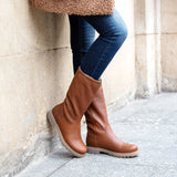 Panama Jack PT100064 Mujer Botas Altas, Marrón (Cuero B11), 39 EU