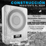 Pyle subwoofer Activo de 8", Audio para Coche, Compacto, 600V, Amplificador Incorporado
