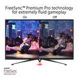 ASUS ROG Strix XG438QR - Monitor Gaming 43", Plano, 4K (3840x2160, VA,16:9, HDMIx3, Display Port, USB 3.0 x2, 120 Hz, 4ms, FreeSync Premium Pro, DisplayHDR 600, Shadow Boost, Altavoces 10W x2), Negro