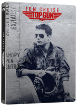 Top Gun Pack Ed. Coleccionista Steelbook: Top Gun + Top Gun: Maverick (4K UHD + Blu-ray) (Contiene: Set de Fotos, Imanes de Emblemas, Placas de Identificacion, Llavero de Cuero, Posavasos)