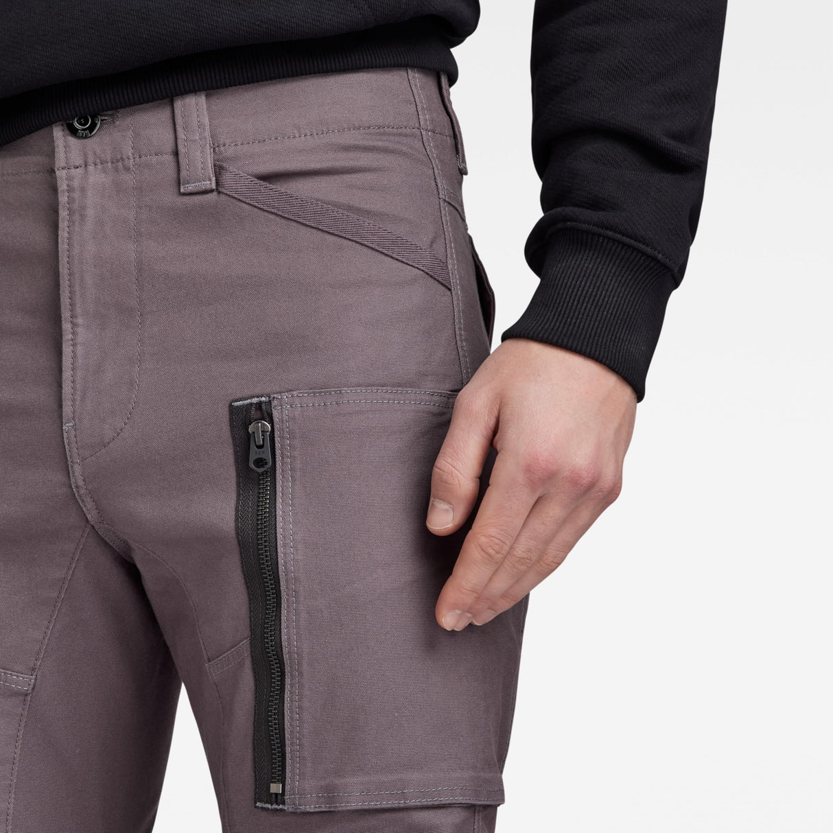 G-STAR Zip Pocket 3D Skinny Cargo Pants Hombre, Gris (Rabbit D21975-D504-G077), 29W / 30L