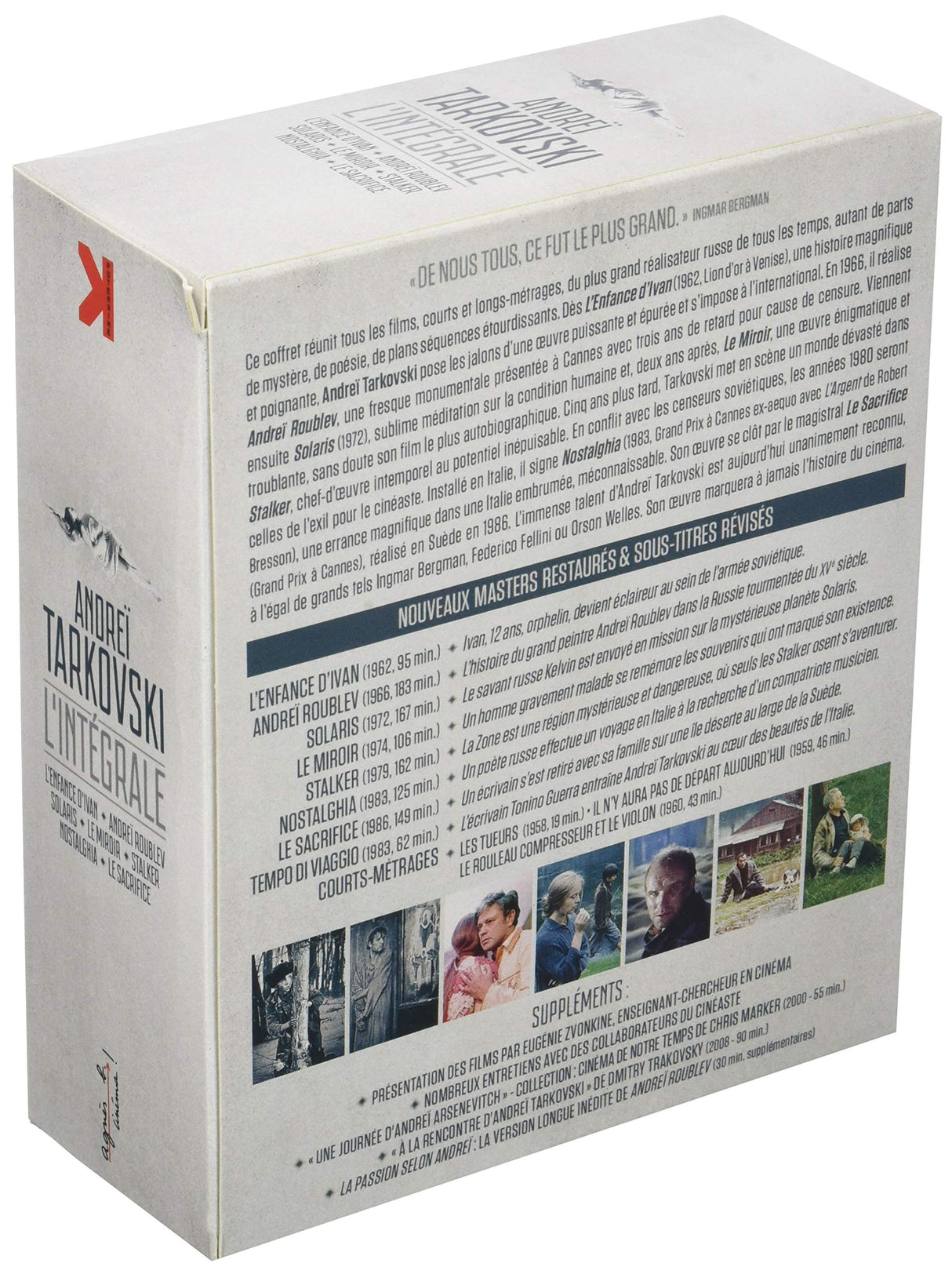 Andreï Tarkovski - L'intégrale [Francia] [Blu-ray]