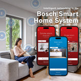 Bosch Smart Home Cámara Interior Eyes II, cámara de vigilancia WiFi para Interiores, Compatible con Amazon Alexa