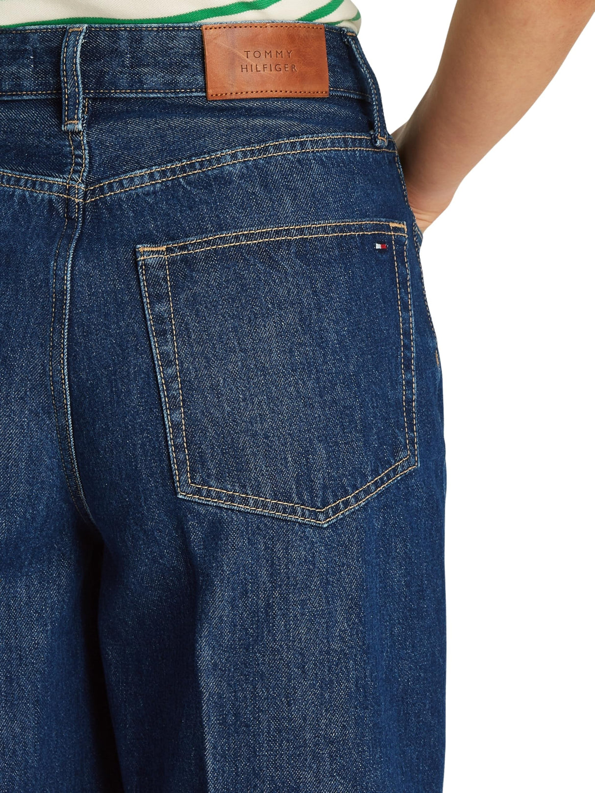 Tommy Hilfiger Vaqueros Mujer Wide Leg Ace Cintura Alta, Azul (Ace), 32W/26L