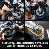 LEGO 42130 Technic BMW M 1000 RR, Motos a Escala, Regalo Original Coleccionable, Maqueta para Construir para Adultos