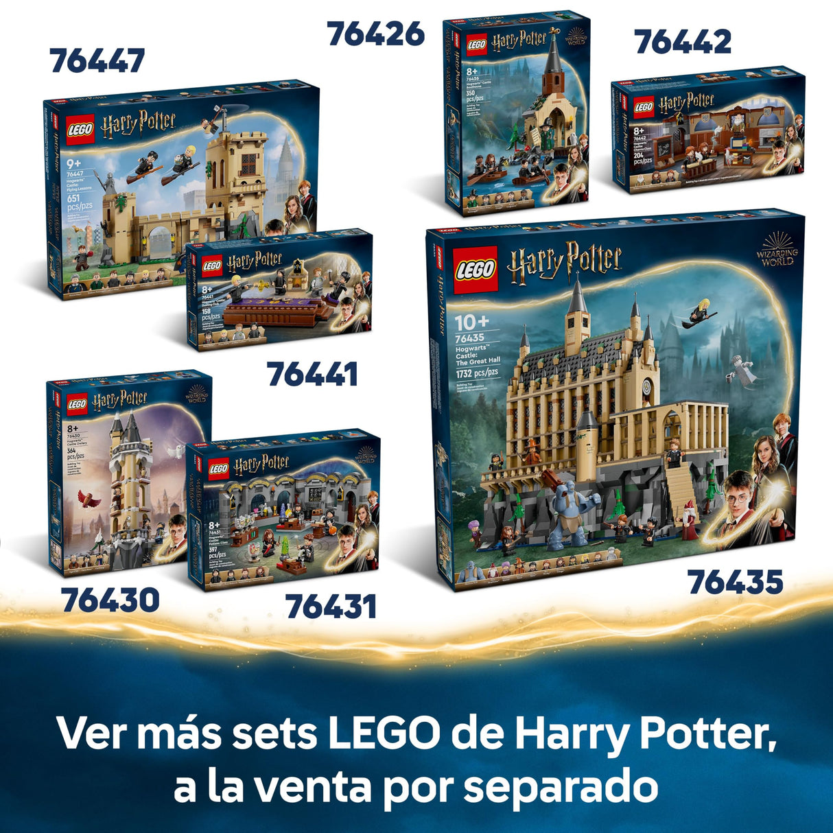 LEGO Harry Potter Mansión Malfoy Juguete de Construcción y Colección, Maqueta de Casa, Regalo para Niños y Niñas de 10 Años o Más, 9 Minifiguras de Personajes (Draco, Dobby y Lord Voldemort) 76453
