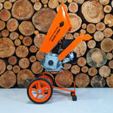 Forest Master FM6DD Trituradora de jardín de Madera con Motor de Gasolina de 4 Tiempos, 6 HP, Naranja