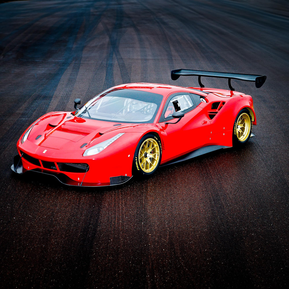 Thrustmaster Ferrari 488 GT3 Wheel Add-On, Aro de Volante de Carreras, PC, PS5, PS4, Xbox Series X|S, Xbox One, Con Licencia Oficial de Ferrari