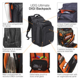 UDG U9101BL/OR Ultimate Digi - Mochila para dj, color negro y naranja