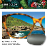 Maui Jim Amberjack Gafas, Matte Black W/Black Rubber, 60-16-135 Unisex Adulto