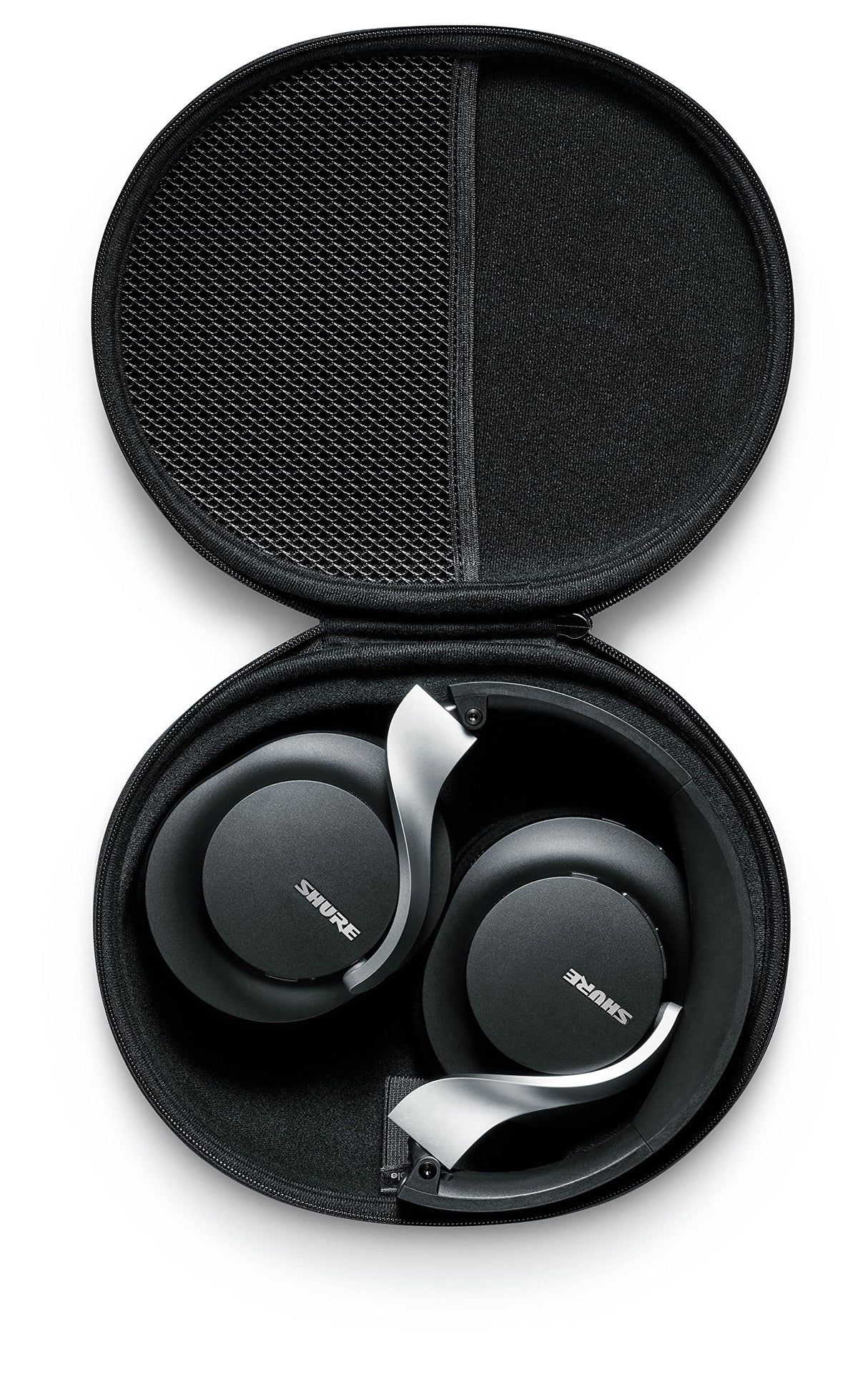 Shure AONIC 40 sobre la Oreja inalámbrica Bluetooth Ruido Auriculares cancelando con micrófono, duración de la batería de 25 Horas, iPhone y Android - Negro