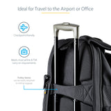 StarTech.com Mochila Ergonómica con Carcasa de Accesorios Removible para Ordenador Portátil de 17,3 Pulgadas - Morral para Profesionales de la Informática - de Viajes, Trabajo (NTBKBAG156)