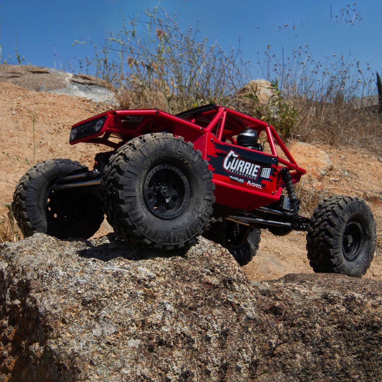 Axial AXI03022BT2 1/10 Capra 1.9 4WS Unlimited Trail Buggy RTR, Negro, Multicolor