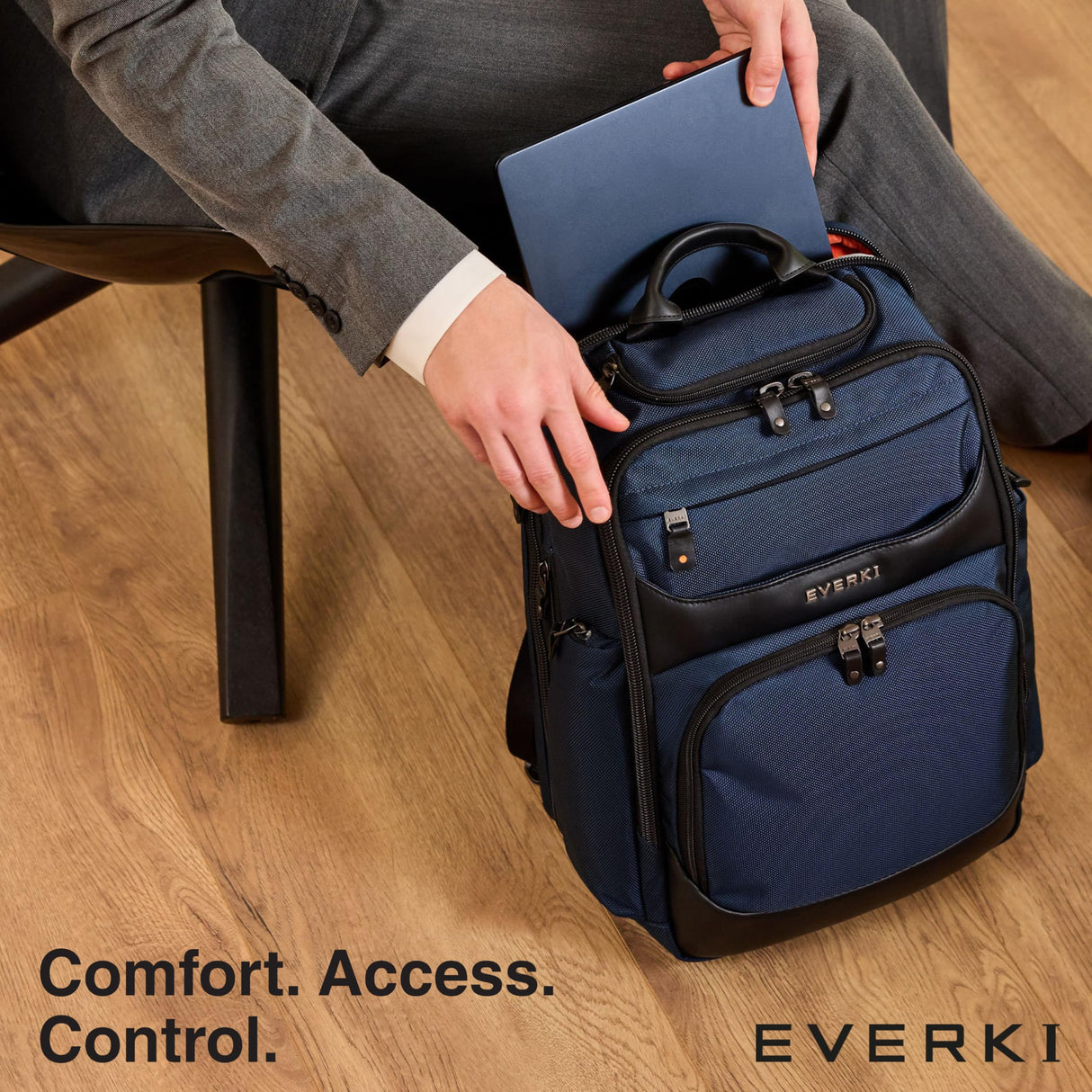 CERDÁ LIFE'S LITTLE MOMENTS Onyx, Mochila Elegante para portatiles hasta 15" Unisex Adulto, Negro (Noir), 15.6"