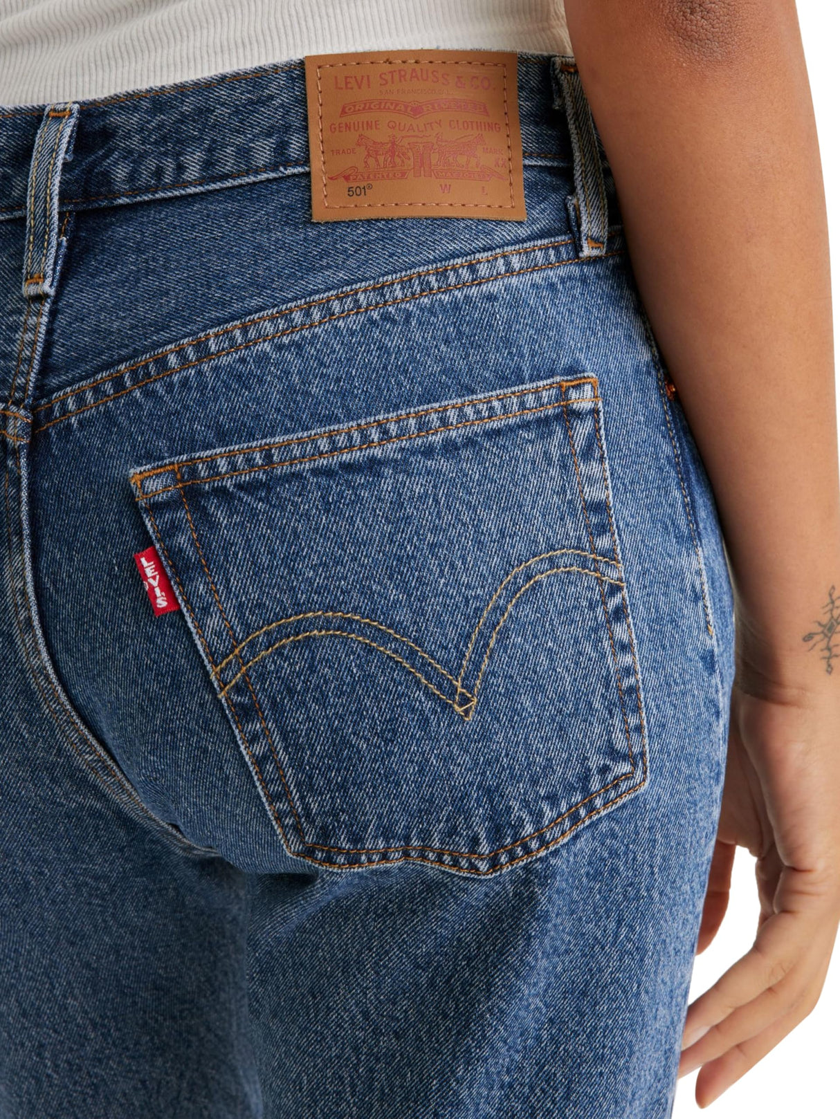 Levi's Mujer 501 Jeans for Women, Shout Out Stone, 32W / 30L