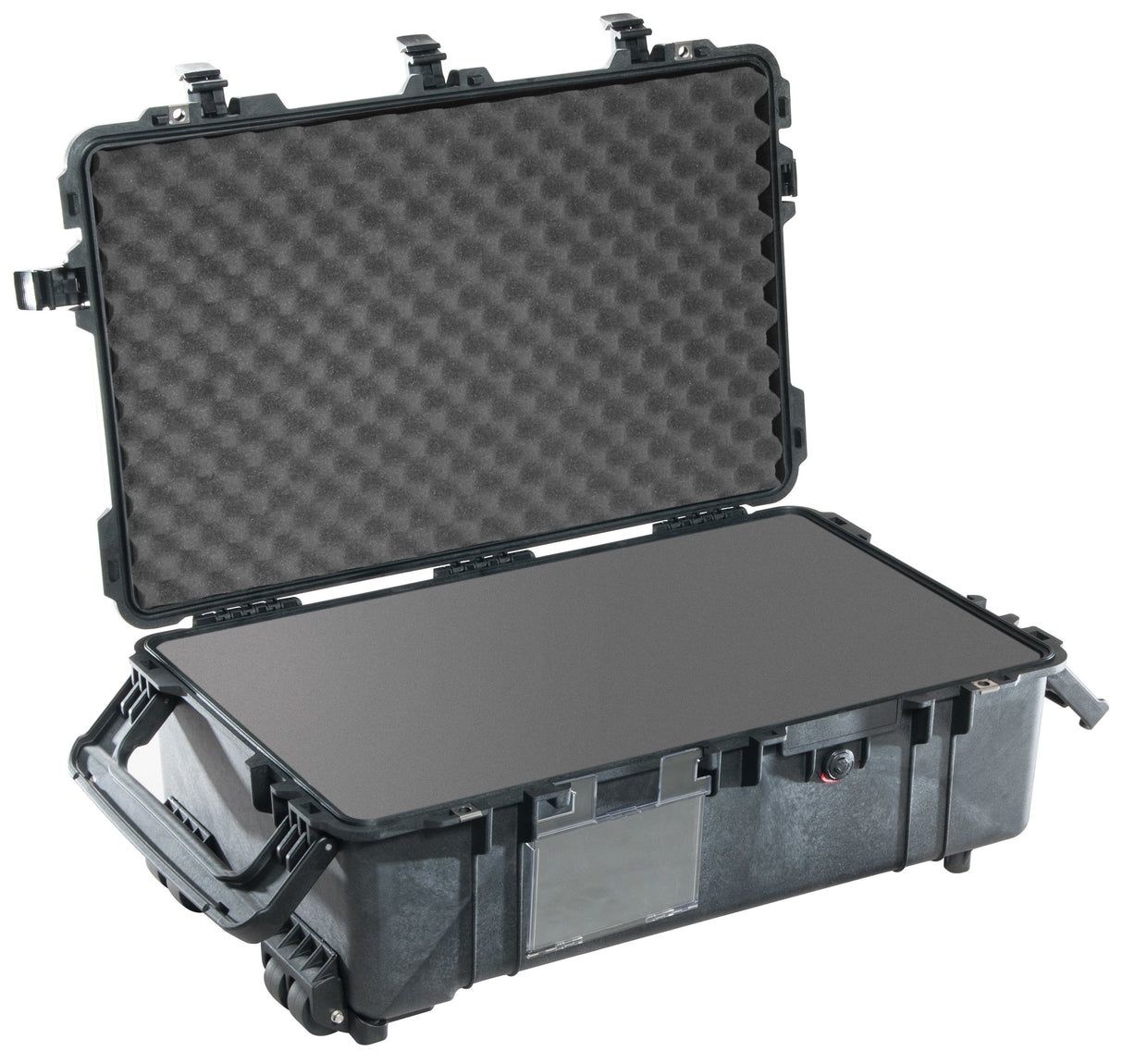 PELI 1670 Caja estanca con Ruedas para Transporte de Equipos electrónicos y fotográficos, IP67 Impermeable al Polvo y Agua, 126L Capacidad, Fabricada en EE.UU., con Espuma Personalizable, Color n70L