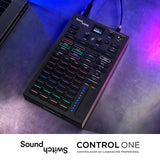 SoundSwitch Control One - Controlador de iluminación DMX DJ profesional con 3 meses de acceso al software SoundSwitch y soporte para Phillips Hue