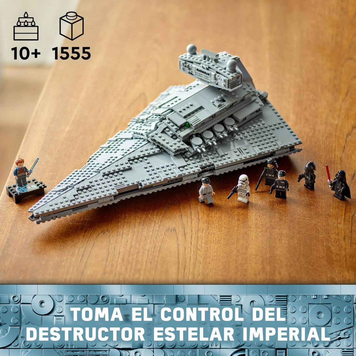 LEGO Star Wars 75394 Destructor Estelar Imperial - Juguete de Construcción de Nave con Interior Detallado -7 Minifiguras de Darth Vader - Regalo para Niños de 10+ Años Fans de Una Nueva Esperanza