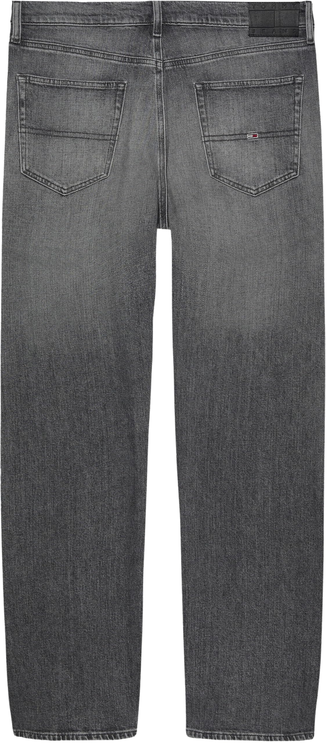 Tommy Jeans Vaqueros Hombre Otis Regular Straight Leg, Negro (Denim Black), 30W/36L
