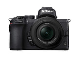 Nikon Z50 - Cámara DX Mirrorless, 11 FPS, Vídeo 4K, Pantalla Táctil abatible, Kit Cuerpo con Objetivo 16-50 DX VR, Color Negro