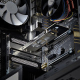 StarTech.com Tarjeta PCIe x4 a SSD NVMe M.2 - Rack Móvil Backplane con Bandeja Removible Hot Swap Intercambiable en Caliente - Bahía de Unidad PCIe 4.0/3.0 - con Llave (M2-Removable-PCIE-N1)