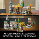 LEGO Icons EL SEÑOR DE LOS Anillos: RIVENDEL - Regalo por el Día del Padre - Maqueta para Construir de la Tierra Media - Gran Set con 15 Minifiguras Inc. Frodo, Bilbo, Gandalf y Legolas 10316
