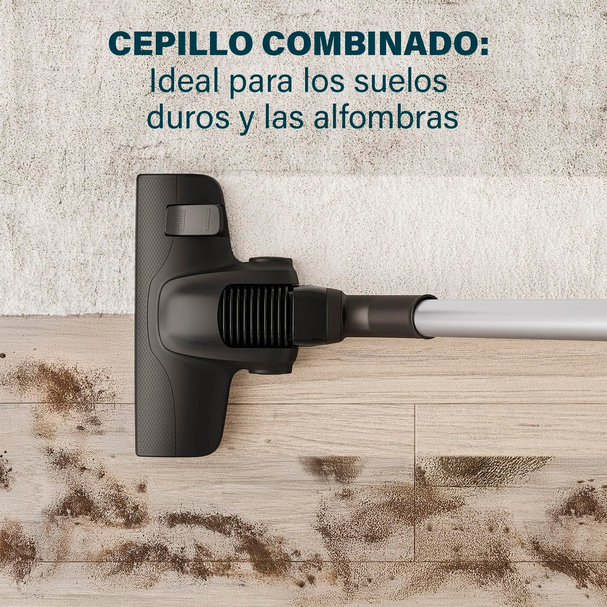 Princess Airmotion Pro, Función Fragancia para Aire Fresco, Ligero & Compacto & Gran Capacidad 4L, maniobrable con 3 Ruedas, 4,5 kg, 800W, 21 kPa, Filtro HEPA, 12m, 68 dB, Aspirador con Bolsa 336090