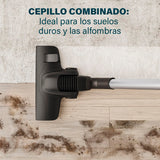 Princess Airmotion Pro, Función Fragancia para Aire Fresco, Ligero & Compacto & Gran Capacidad 4L, maniobrable con 3 Ruedas, 4,5 kg, 800W, 21 kPa, Filtro HEPA, 12m, 68 dB, Aspirador con Bolsa 336090