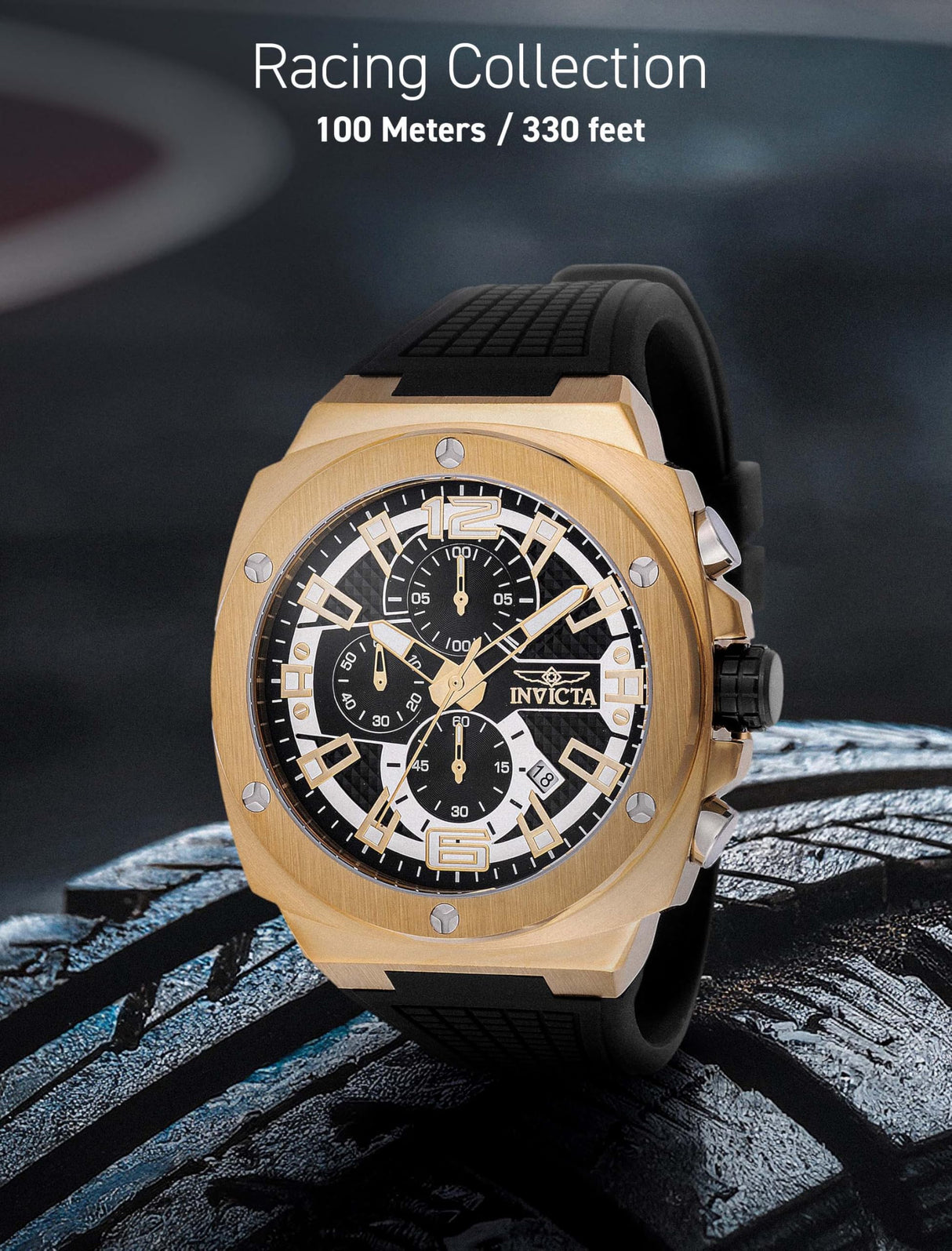 INVICTA Racing Reloj Cuarzo para Hombre de Acero Inoxidable - 47mm