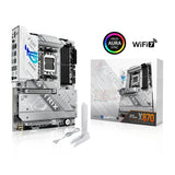 ASUS ROG Strix X870-A Gaming WiFi - Placa Base AMD ATX, 16+2+2 etapas de Potencia, DDR5, 4X M.2, PCIe 5.0 Compatible con GPU de última generación, WiFi 7, USB 20 Gbps con PD 3.0 de hasta 30 W