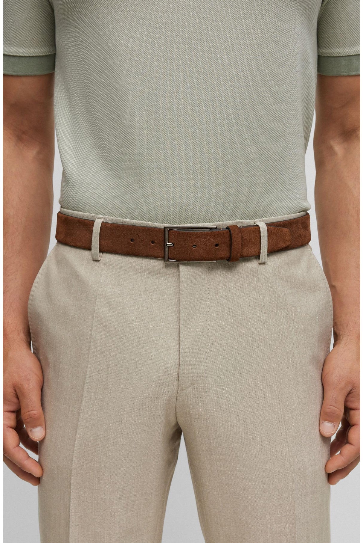 BOSS Calindo_Sz35_SD Cinturón, Marrón (Rust Copper 220), 105 para Hombre